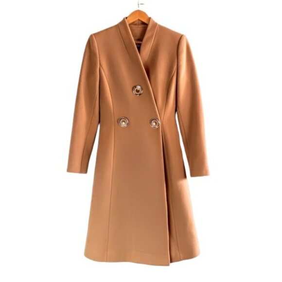Stella McCartney Penrose Pre-Fall 2015 Runway Camel Tan Wool Coat - Picture 3 of 10